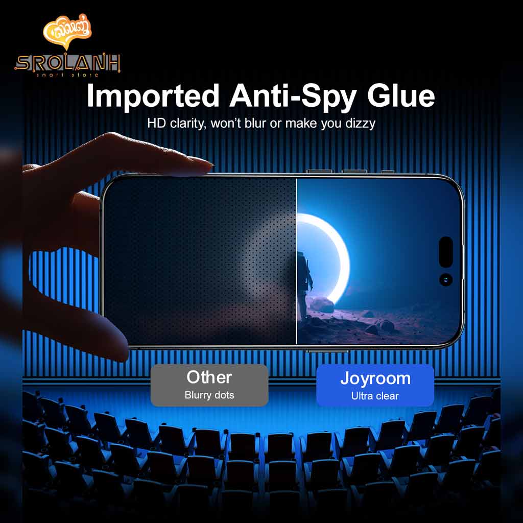 Joyroom JRP04 Tempered Glass Screen Protector Privacy iPhone 14 Pro